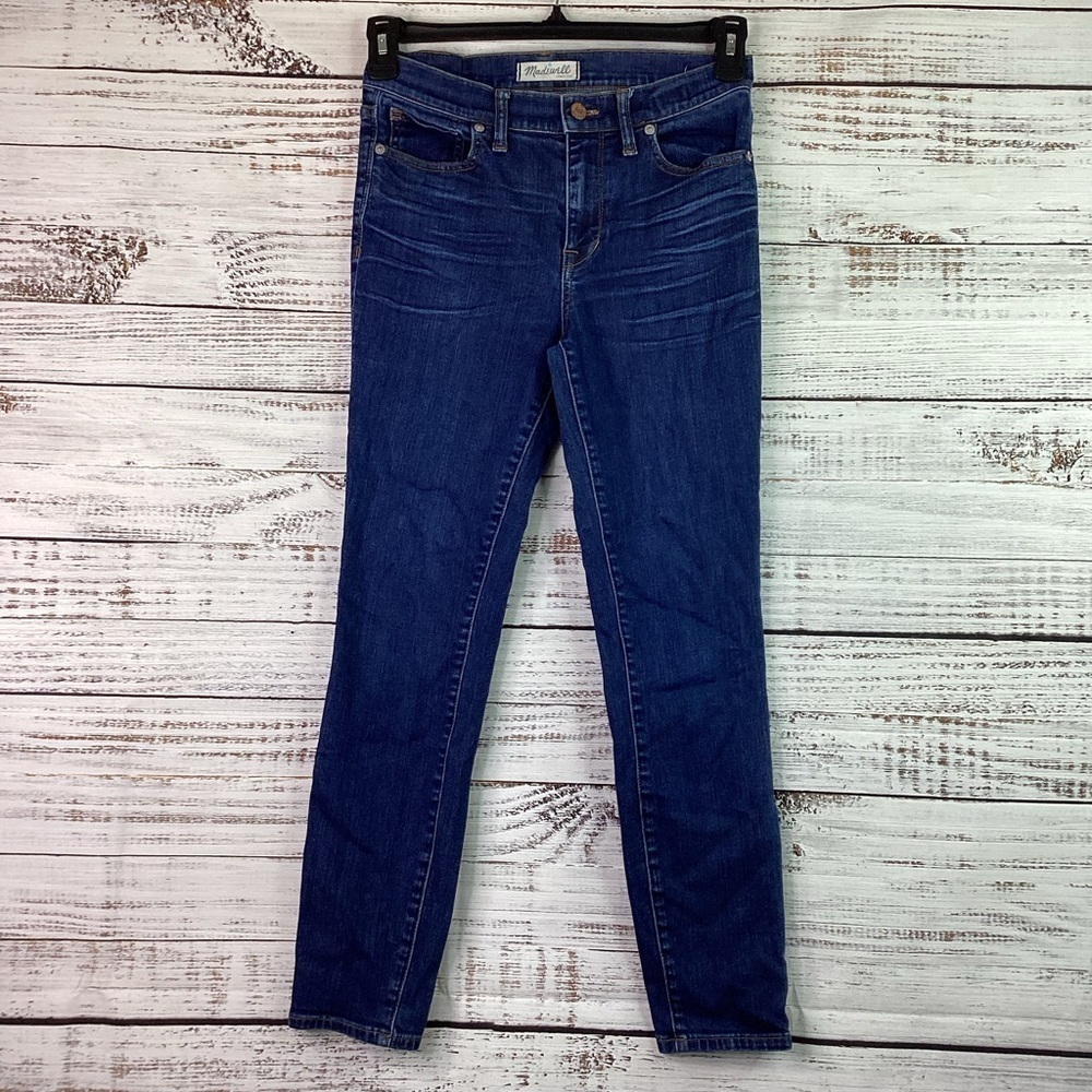 MADEWELL SIZE 27 BLUE JEANS‎ HIGH RISER SKINNY PANTS GUC